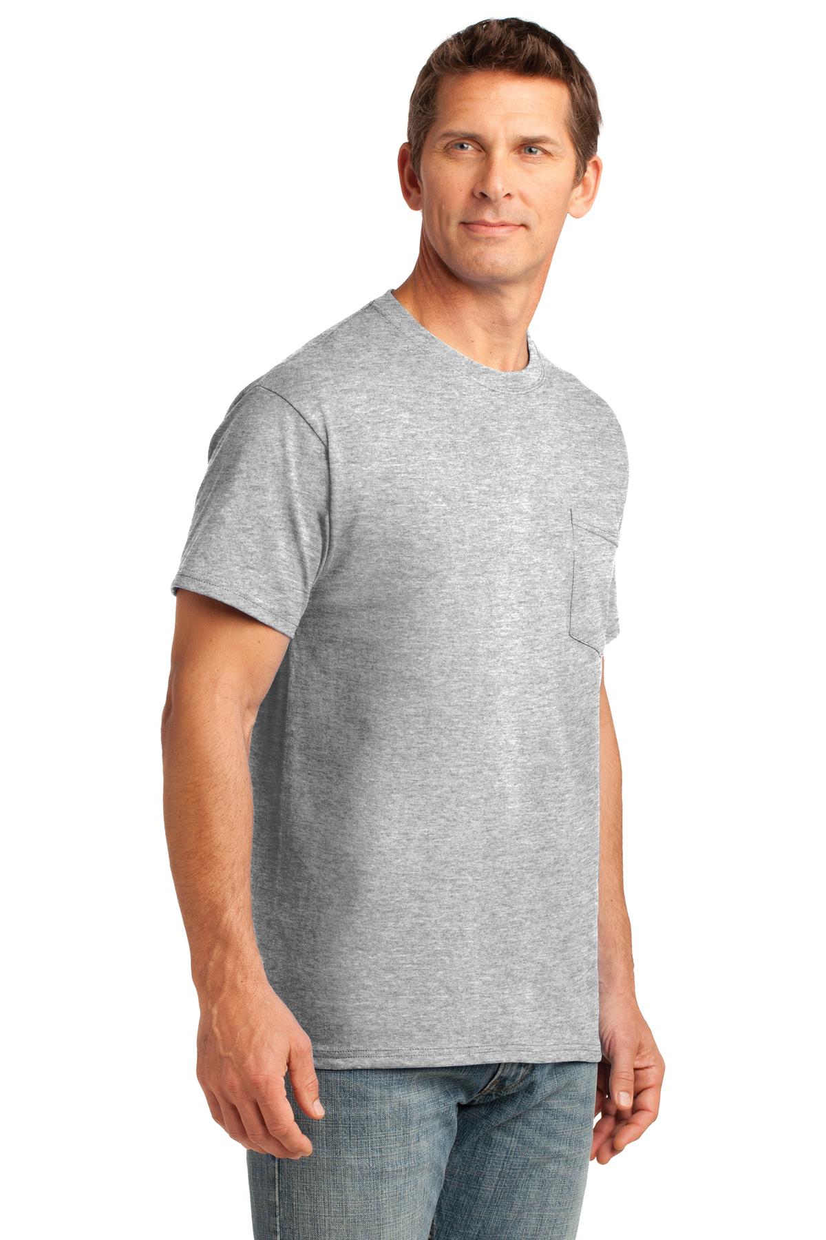 Ash Port & Co Core Cotton Pocket Tee. PC54P