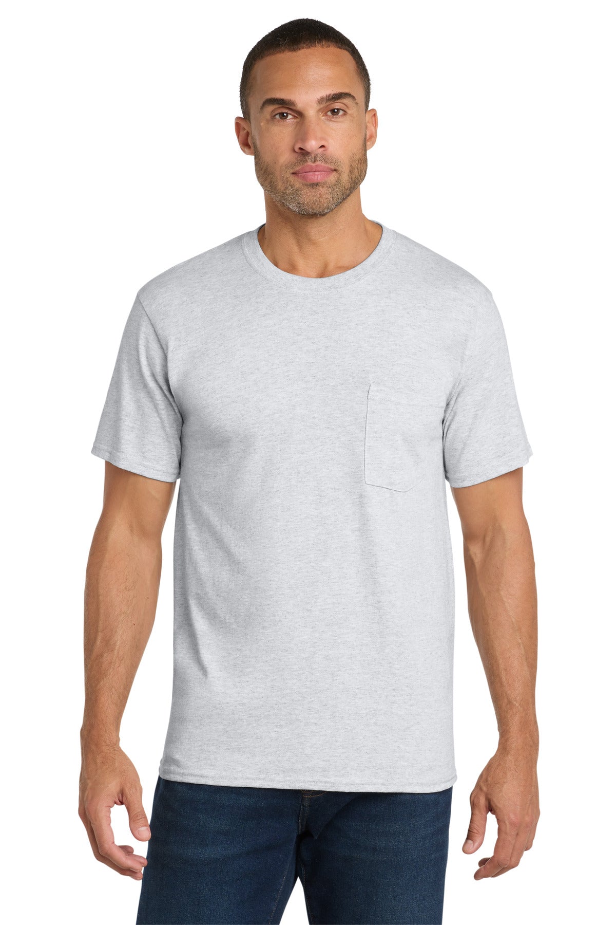 Ash Port & Co Core Cotton Pocket Tee. PC54P