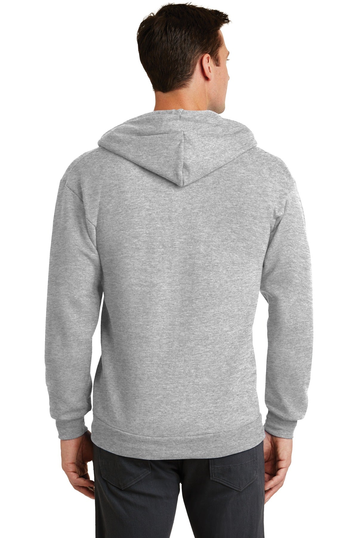 Ash Port & Co Core Fleece Full-Zip Hooded Sweatshirt. PC78ZH