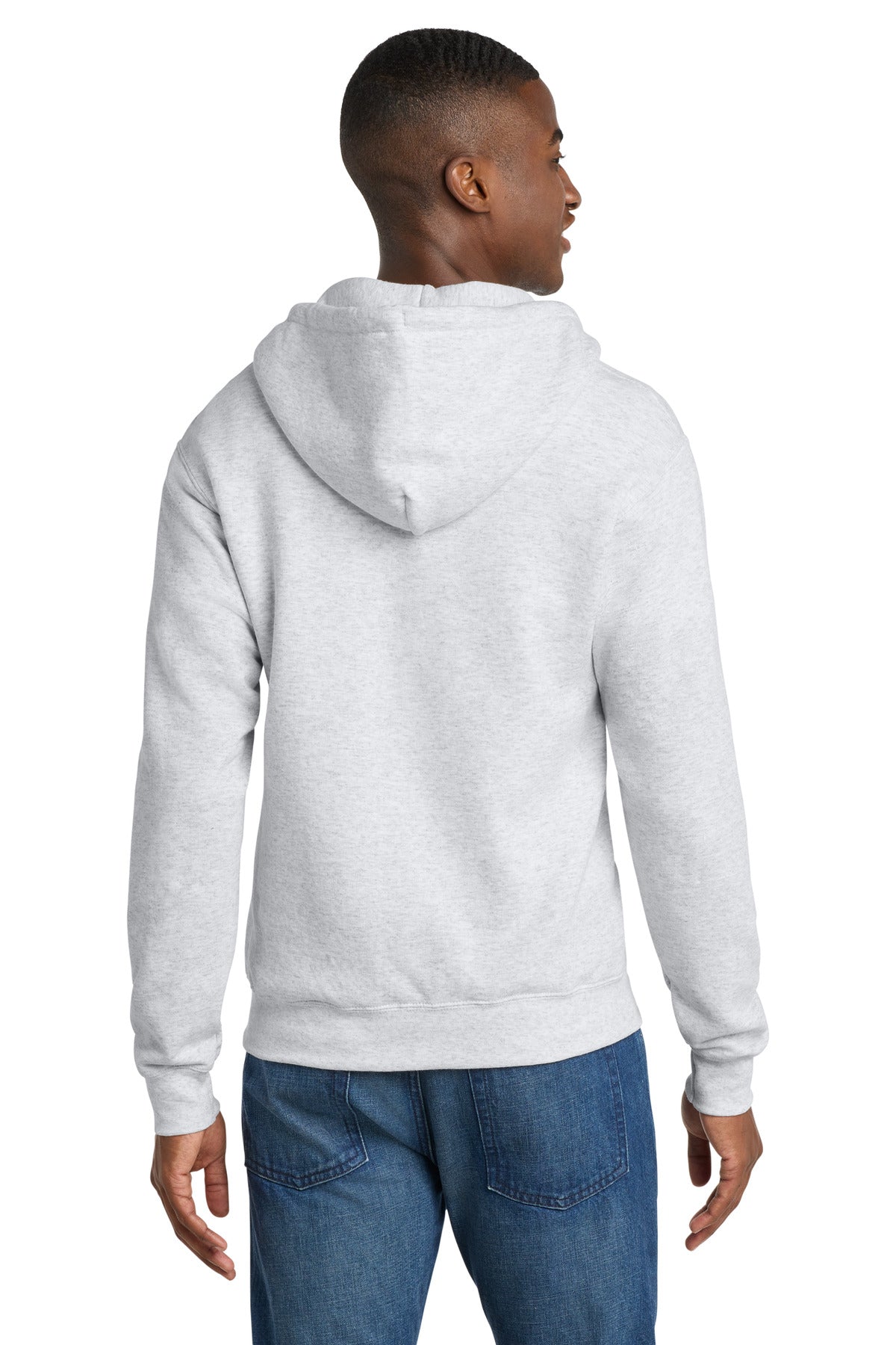 Ash Port & Co Core Fleece Full-Zip Hooded Sweatshirt. PC78ZH