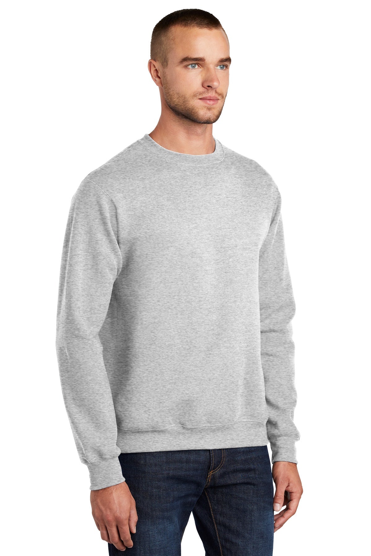 Ash Port & Co Essential Fleece Crewneck Sweatshirt. PC90