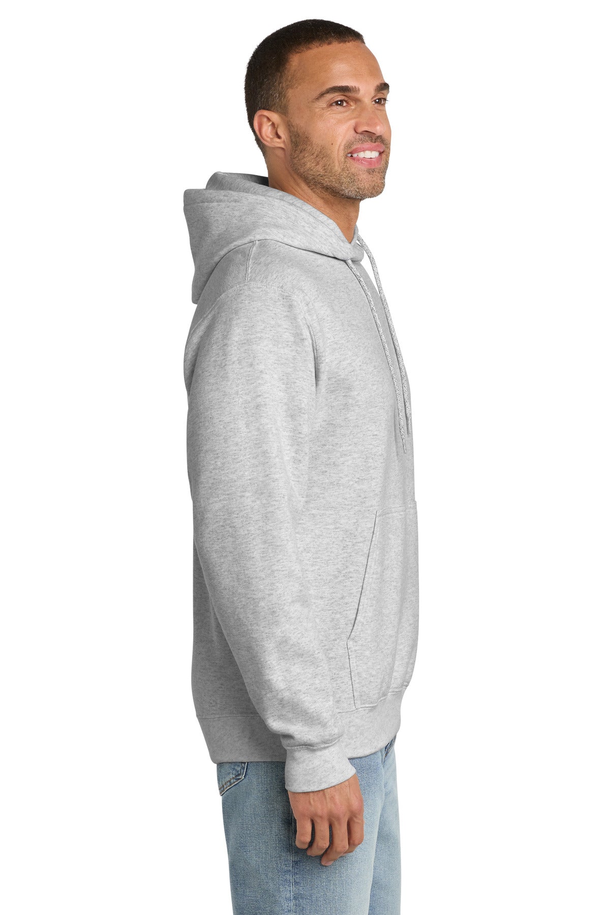 Ash Port & Co Essential Fleece Pullover Hooded Sweatshirt. PC90H