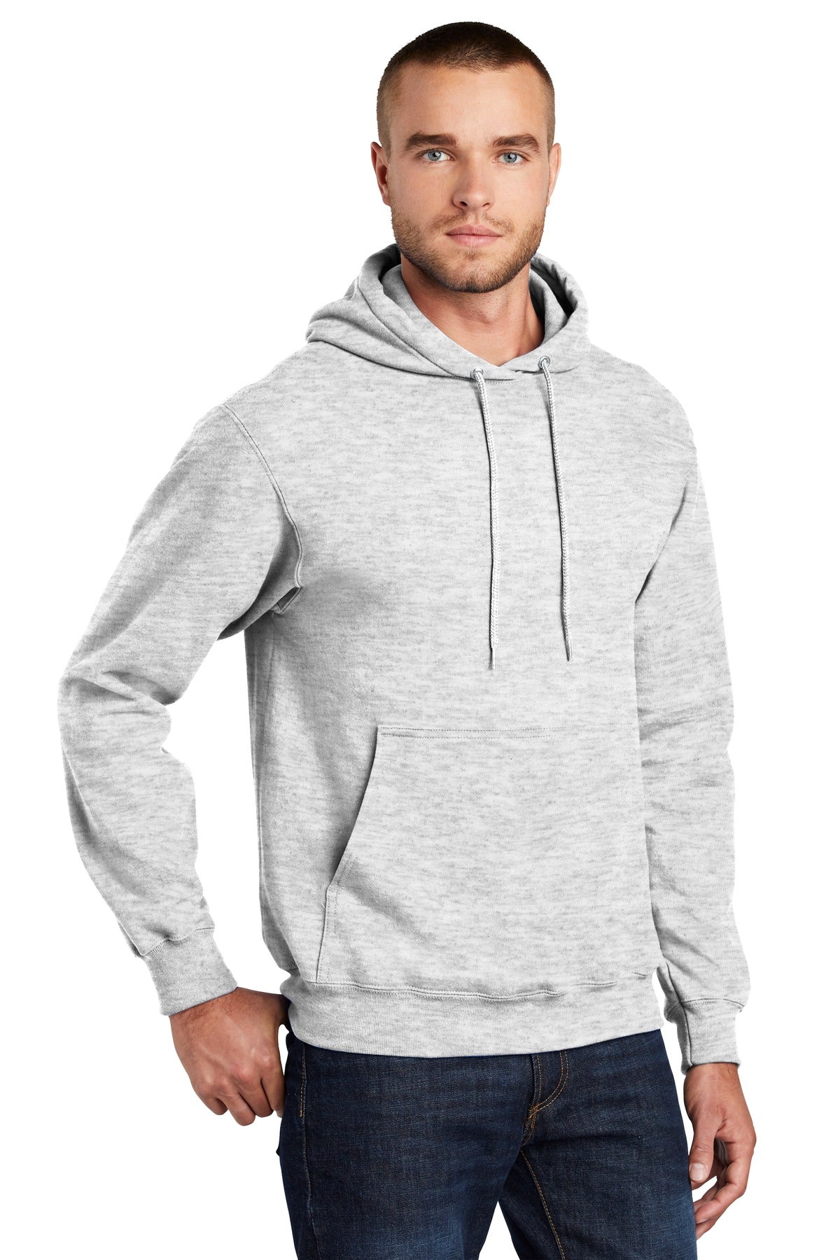 Ash Port & Co Essential Fleece Pullover Hooded Sweatshirt. PC90H