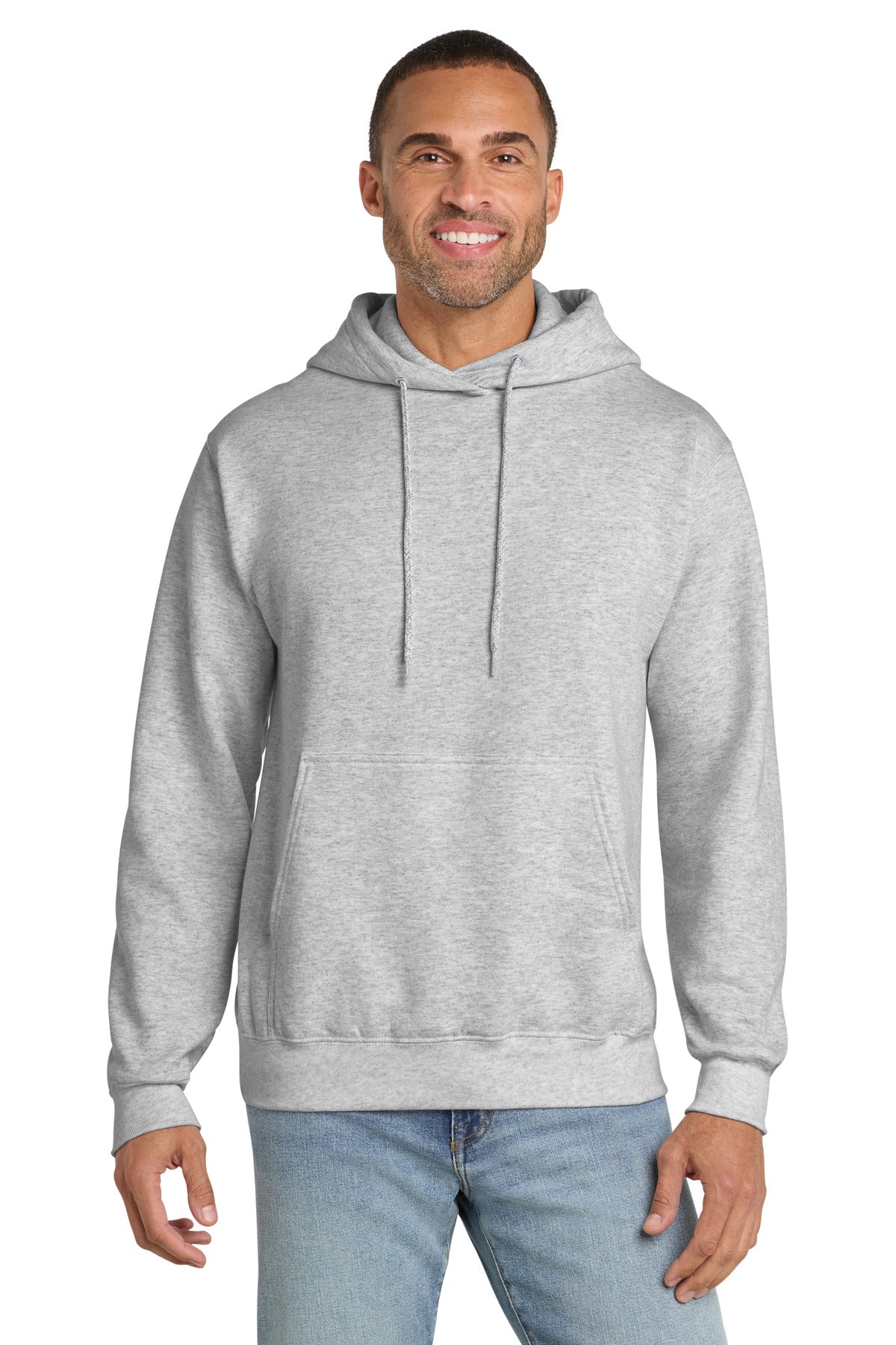Ash Port & Co Essential Fleece Pullover Hooded Sweatshirt. PC90H