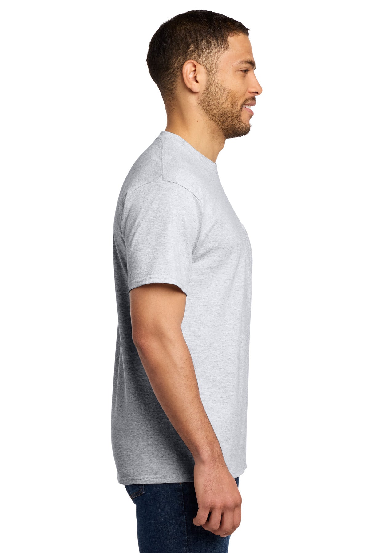 Ash Port & Co Essential Pocket Tee. PC61P