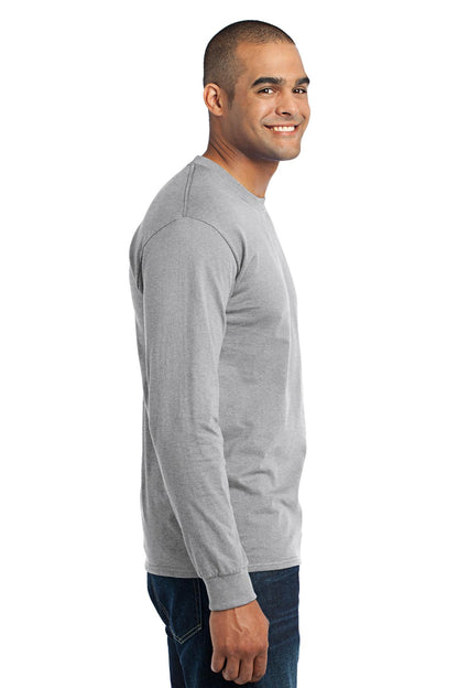 Ash Port & Co Long Sleeve Core Blend Tee. PC55LS