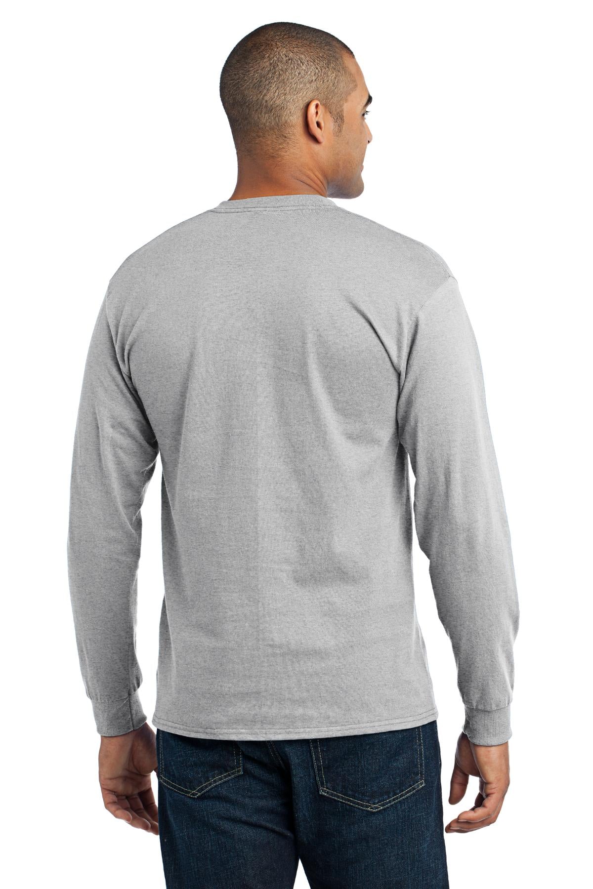 Ash Port & Co Long Sleeve Core Blend Tee. PC55LS
