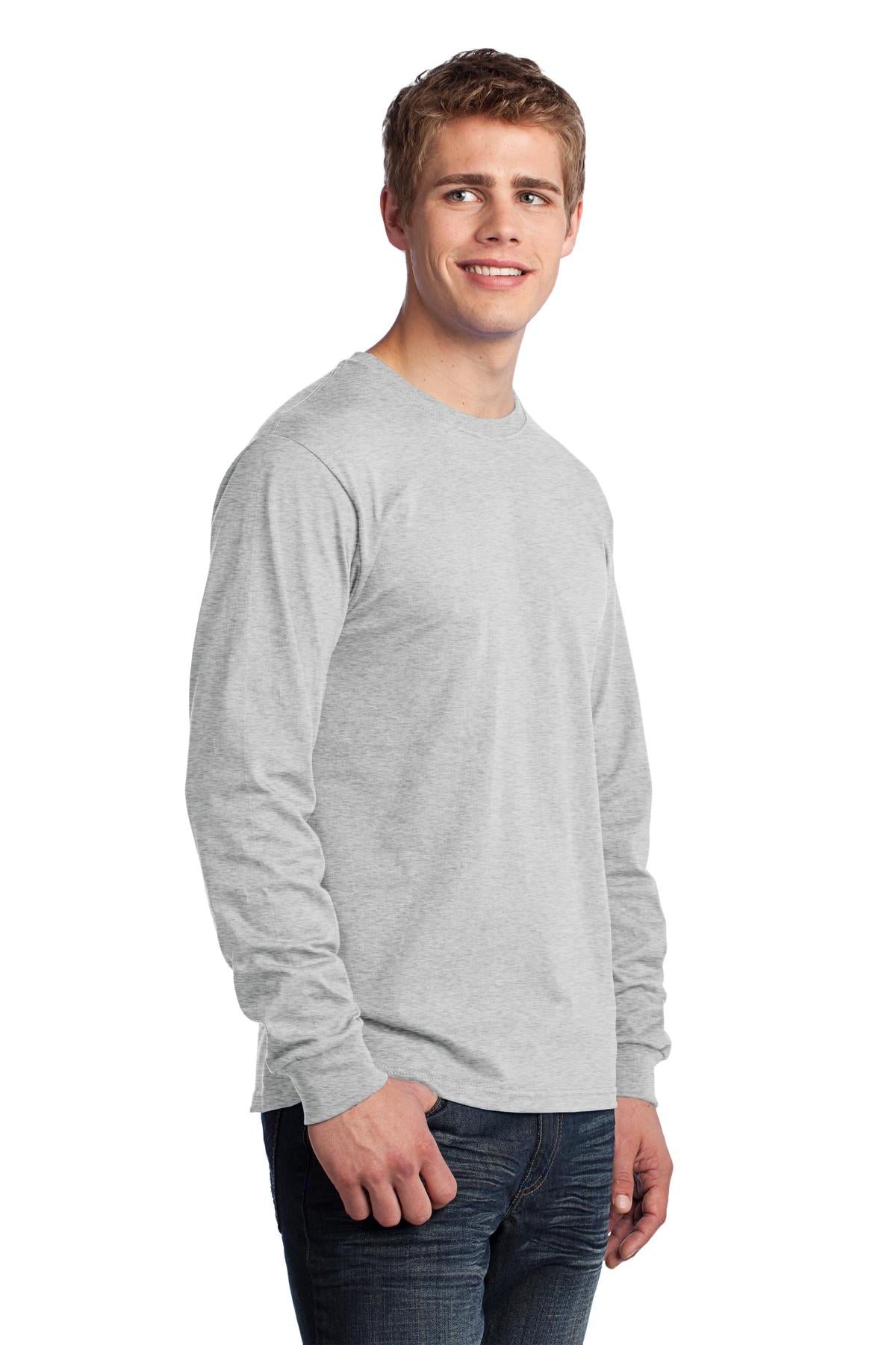 Ash Port & Co Long Sleeve Core Cotton Tee. PC54LS