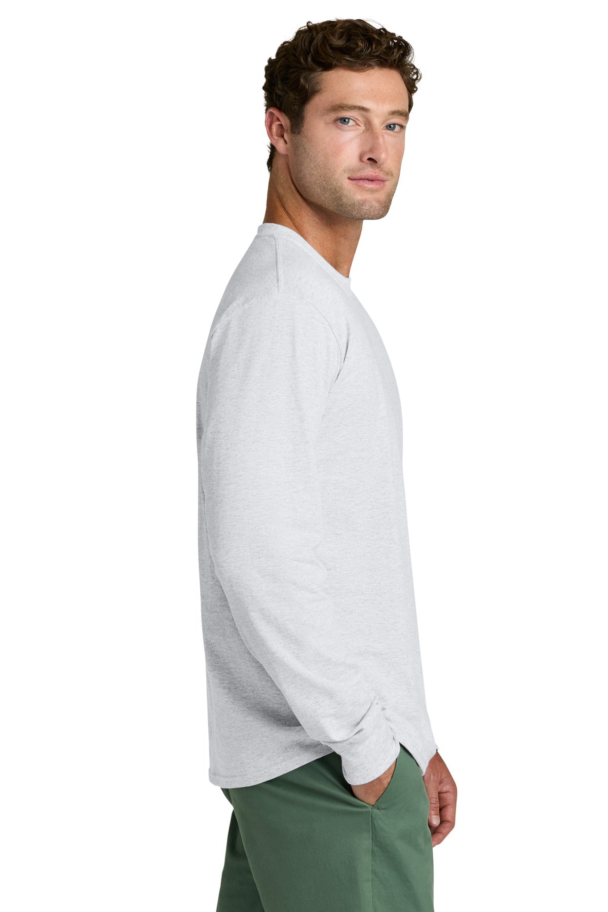 Ash Port & Co Long Sleeve Core Cotton Tee. PC54LS