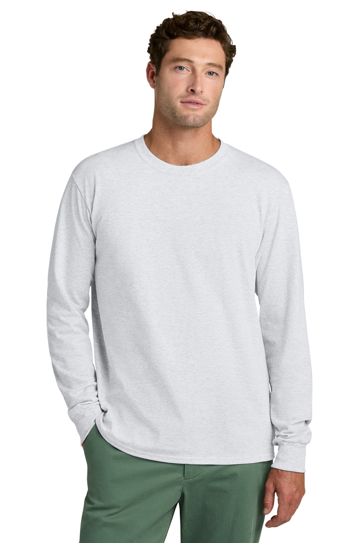 Ash Port & Co Long Sleeve Core Cotton Tee. PC54LS