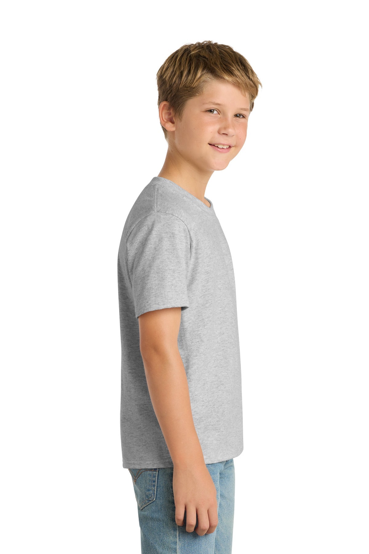 Ash Port & Co Youth Core Blend Tee. PC55Y