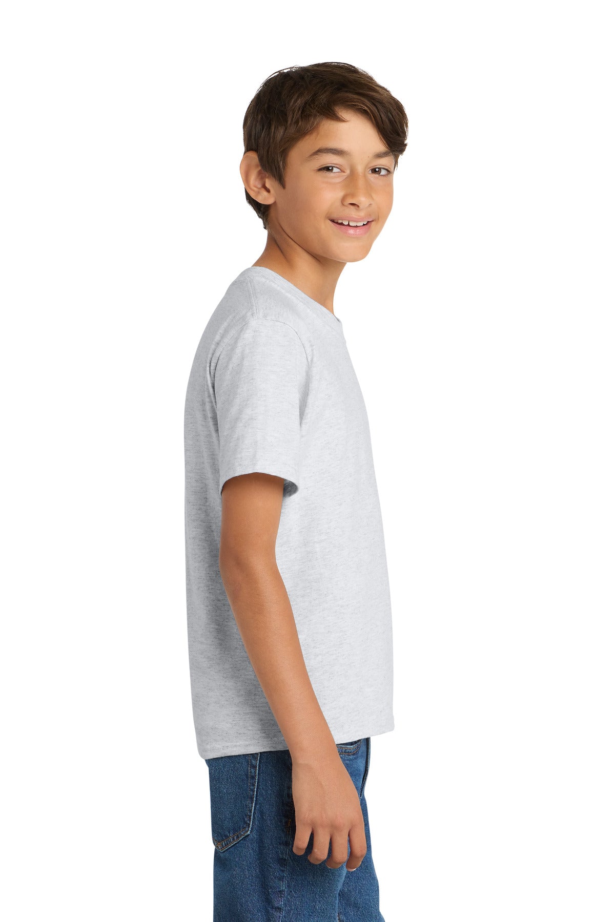 Ash Port & Co Youth Core Cotton Tee. PC54Y