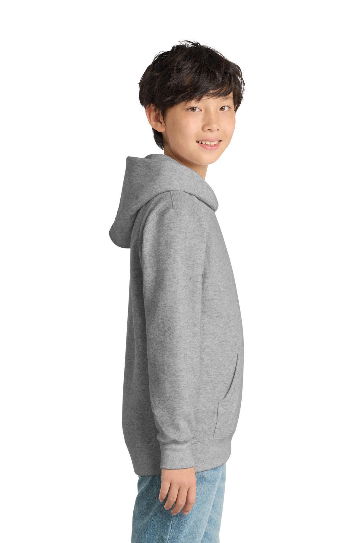 Ash Port & Co Youth Core Fleece Pullover Hooded Sweatshirt. PC90YH