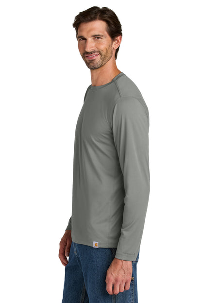 AsphaltGry Carhartt Force Sun Defender Long Sleeve T-Shirt CT106972