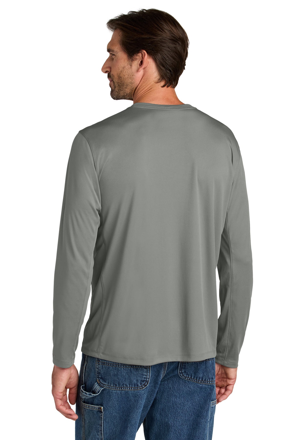 AsphaltGry Carhartt Force Sun Defender Long Sleeve T-Shirt CT106972