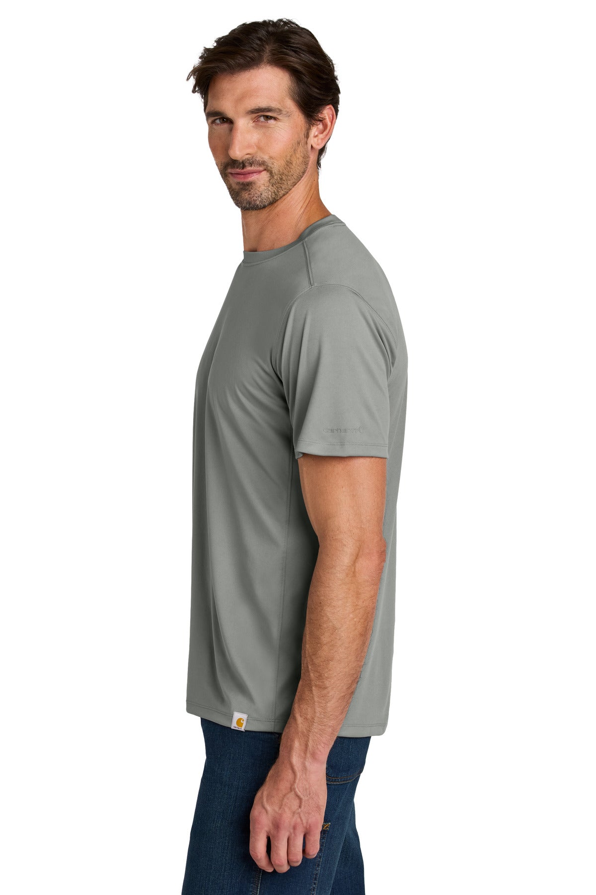 AsphaltGry Carhartt Force Sun Defender Short Sleeve T-Shirt CT106868