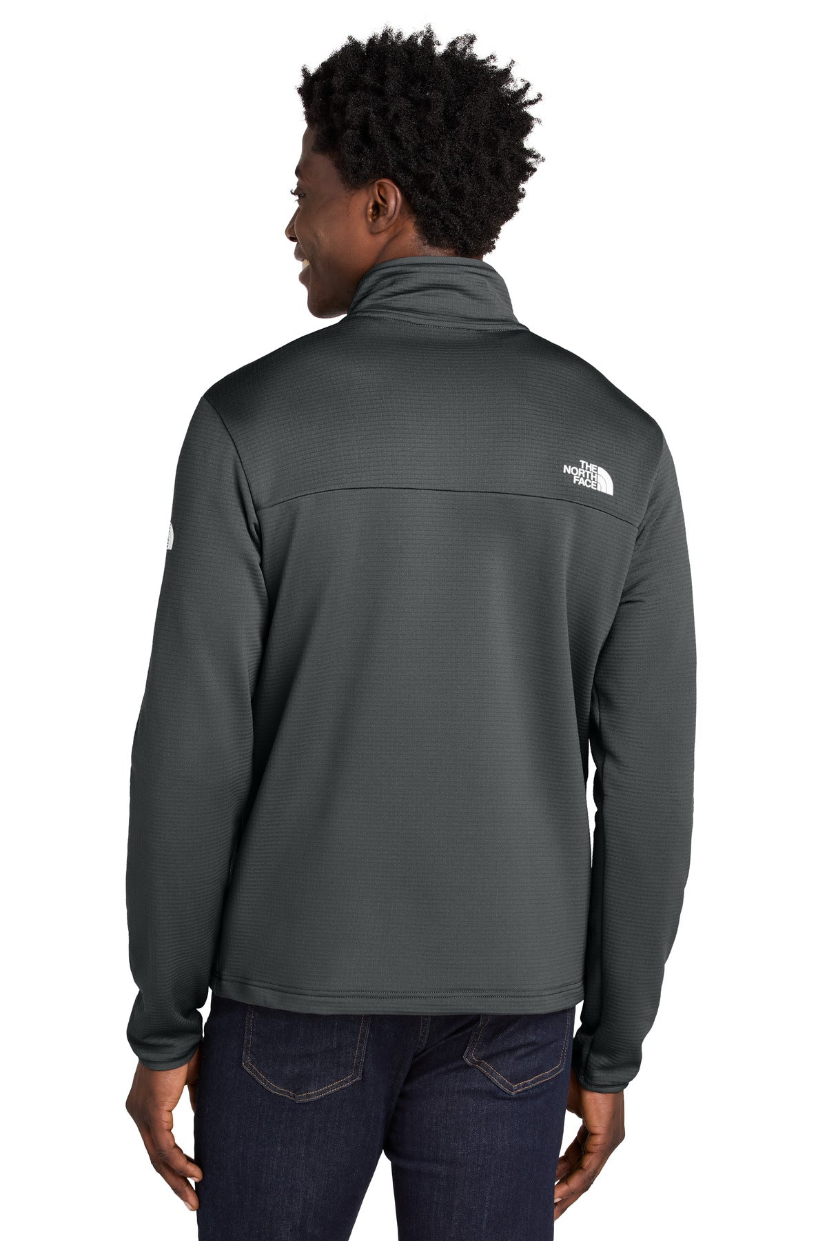 AsphaltGry The North Face Aim 1/4-Zip Fleece NF0A8ENJ