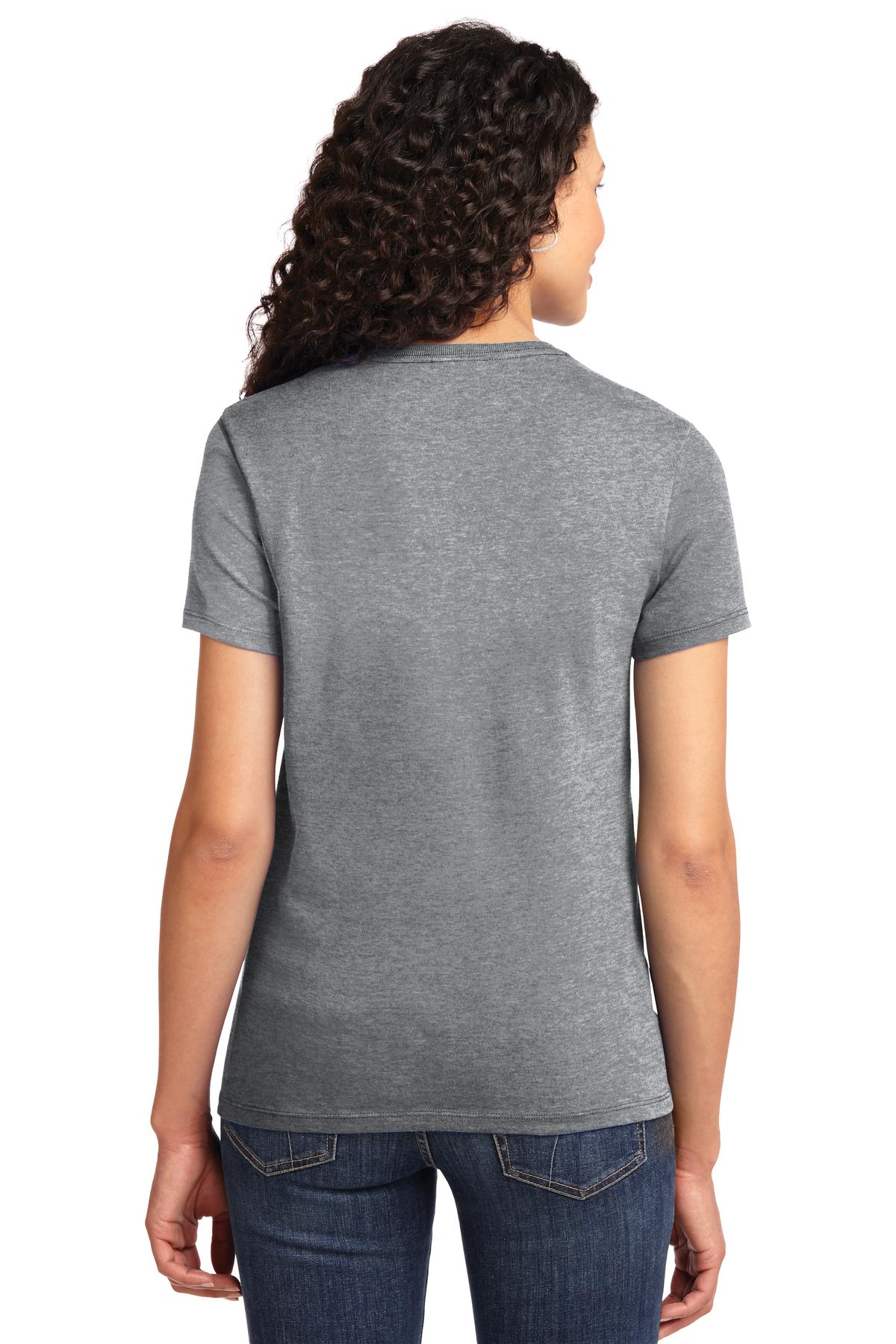 Ath Heather Port & Co Women's Essential Tee. LPC61