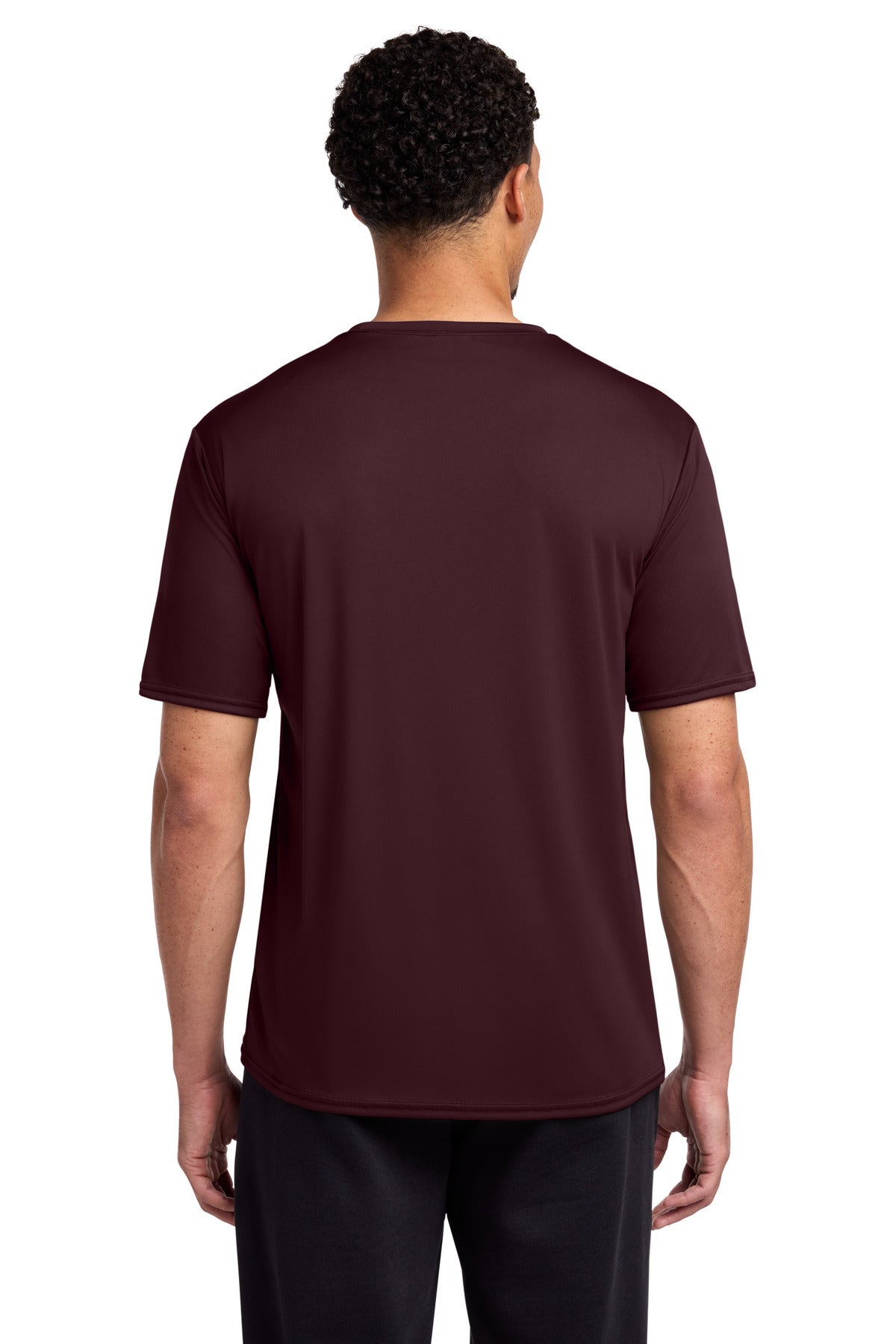Ath Maroon Port & Co Performance Tee. PC380