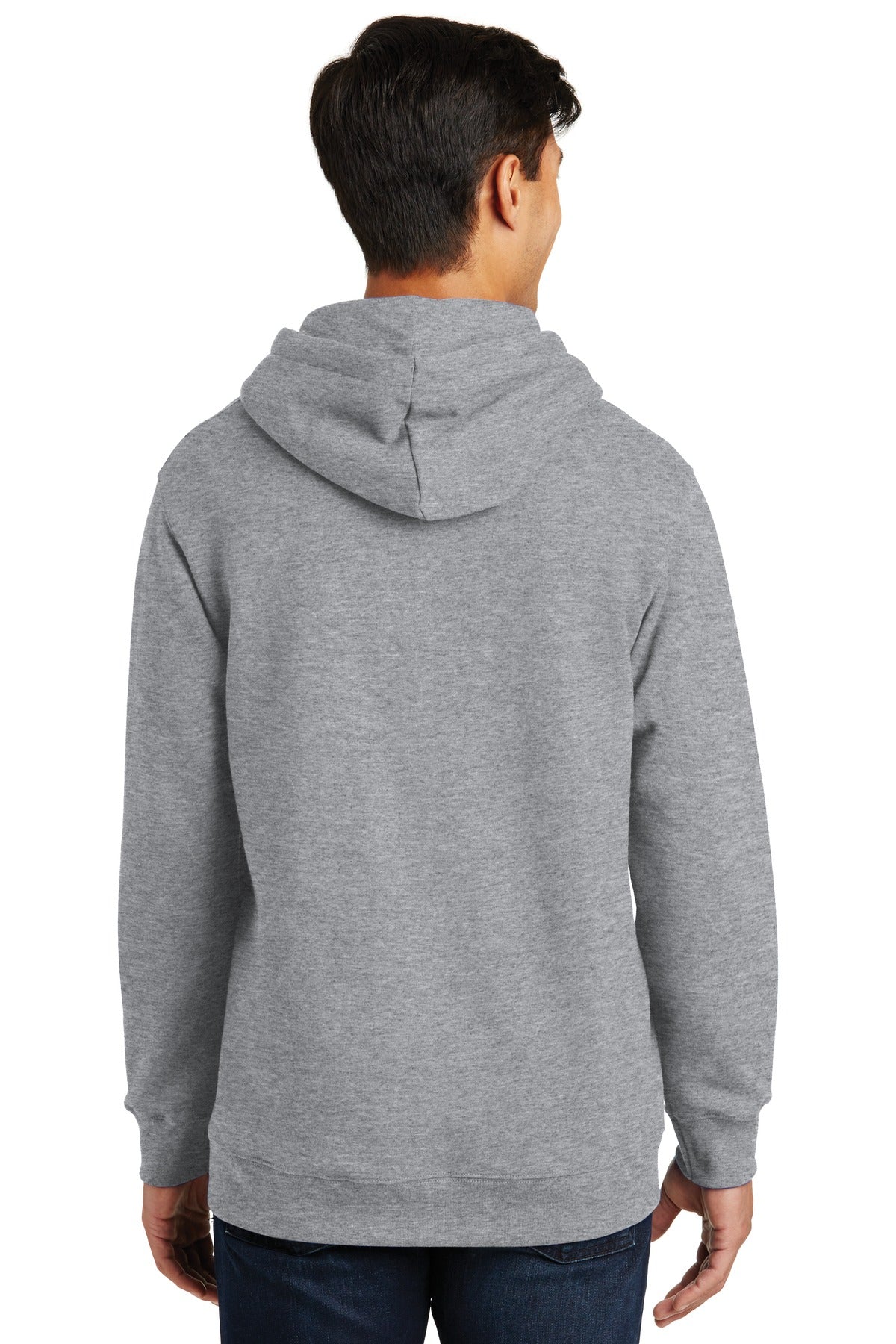 Athl Heather Port & Co Fan Favorite Fleece Pullover Hooded Sweatshirt. PC850H