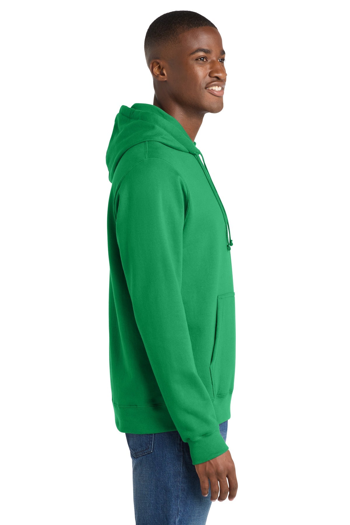 Athl Kelly Port & Co Fan Favorite Fleece Pullover Hooded Sweatshirt. PC850H