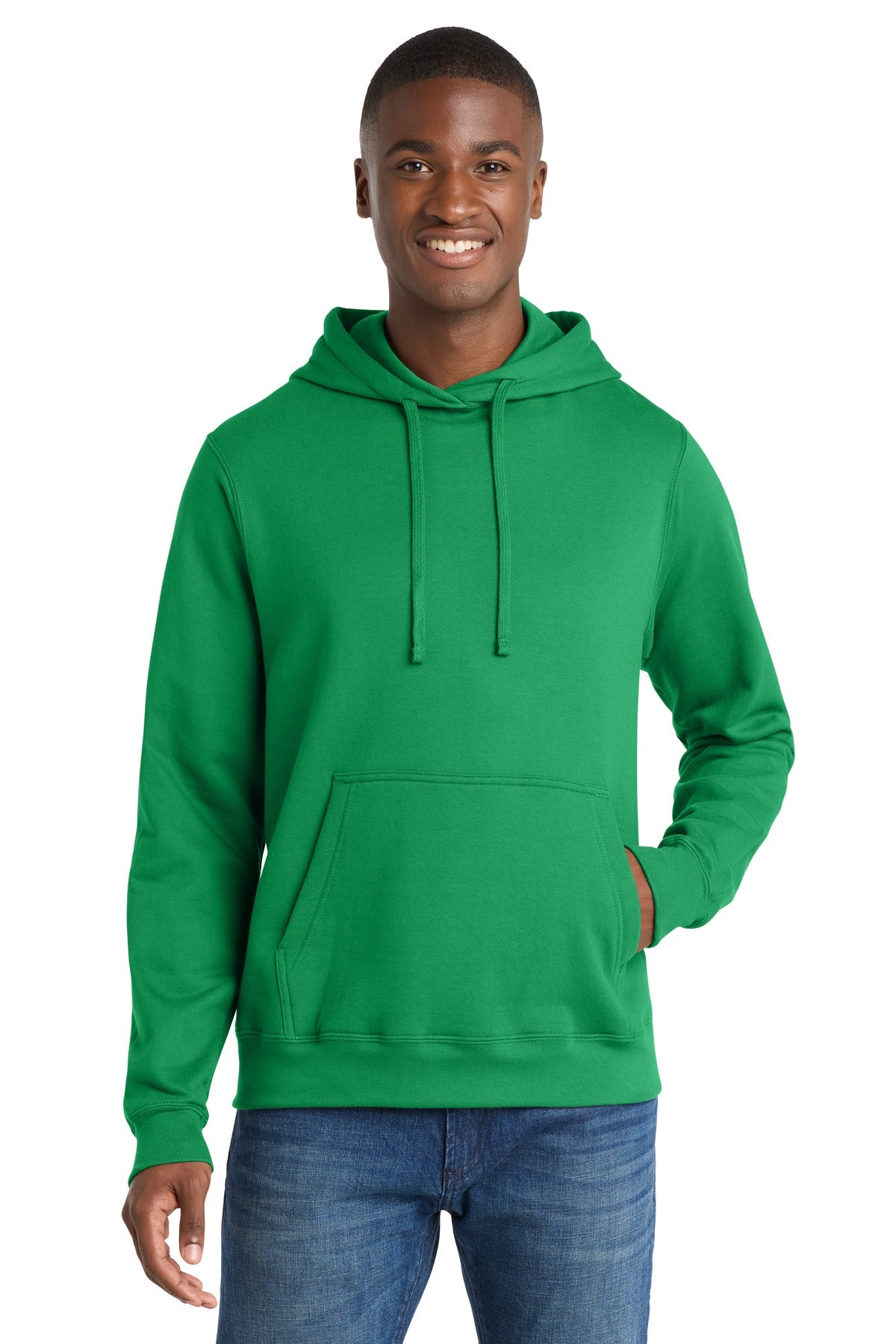 Athl Kelly Port & Co Fan Favorite Fleece Pullover Hooded Sweatshirt. PC850H