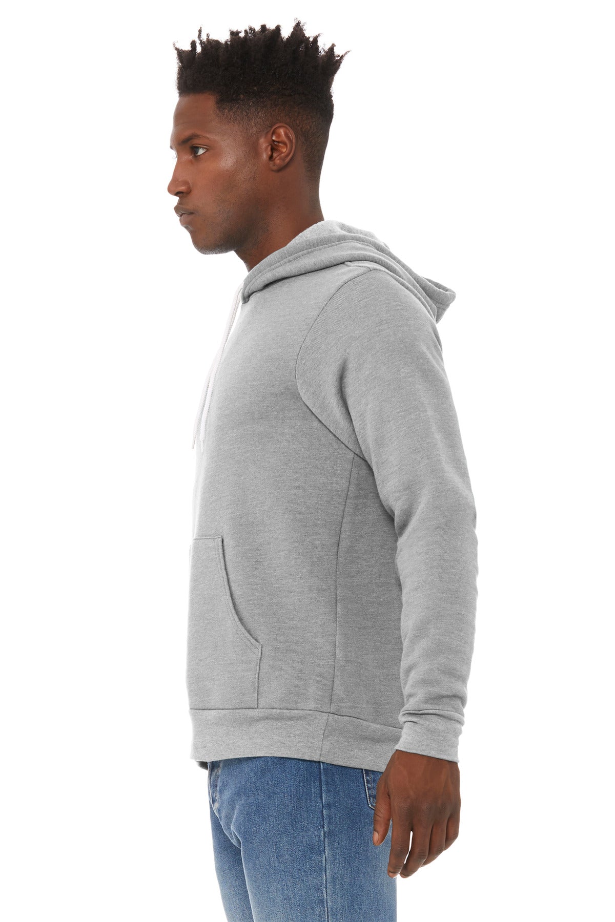 Athletic Ht BELLA+CANVAS Unisex Sponge Fleece Pullover Hoodie. BC3719