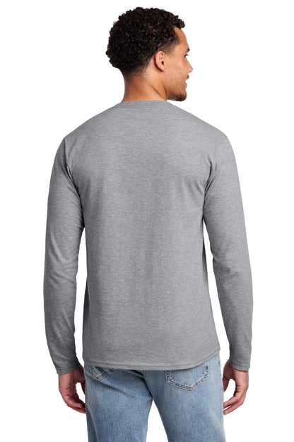Athletic Hthr Port & Co Long Sleeve Fan Favorite Tee. PC450LS
