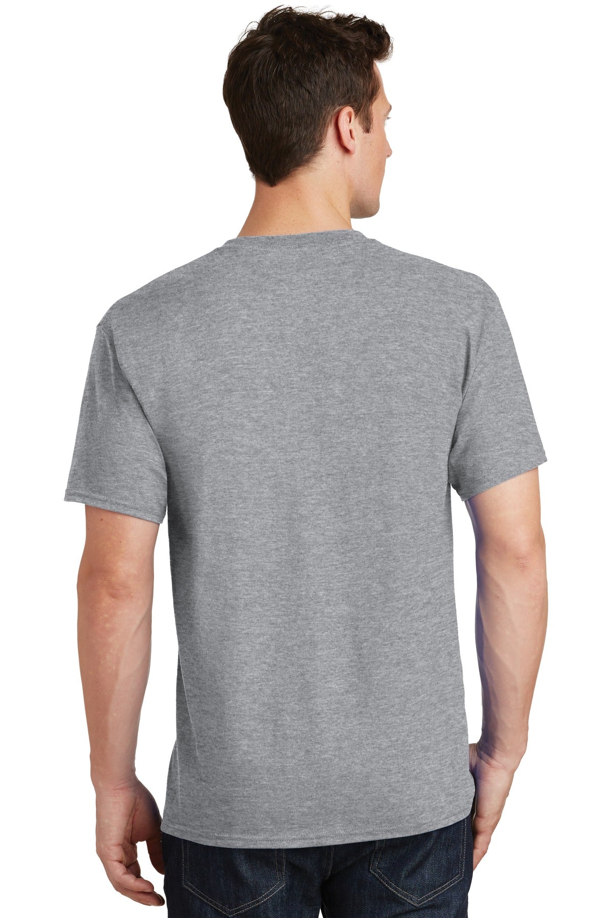 Athletic Hthr Port & Co Tall Core Cotton Tee PC54T