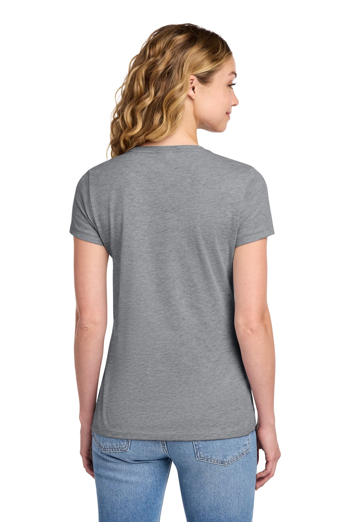Athletic Hthr Port & Co Women's Fan Favorite Tee. LPC450