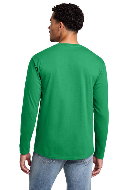 Athletic Kelly Port & Co Long Sleeve Fan Favorite Tee. PC450LS