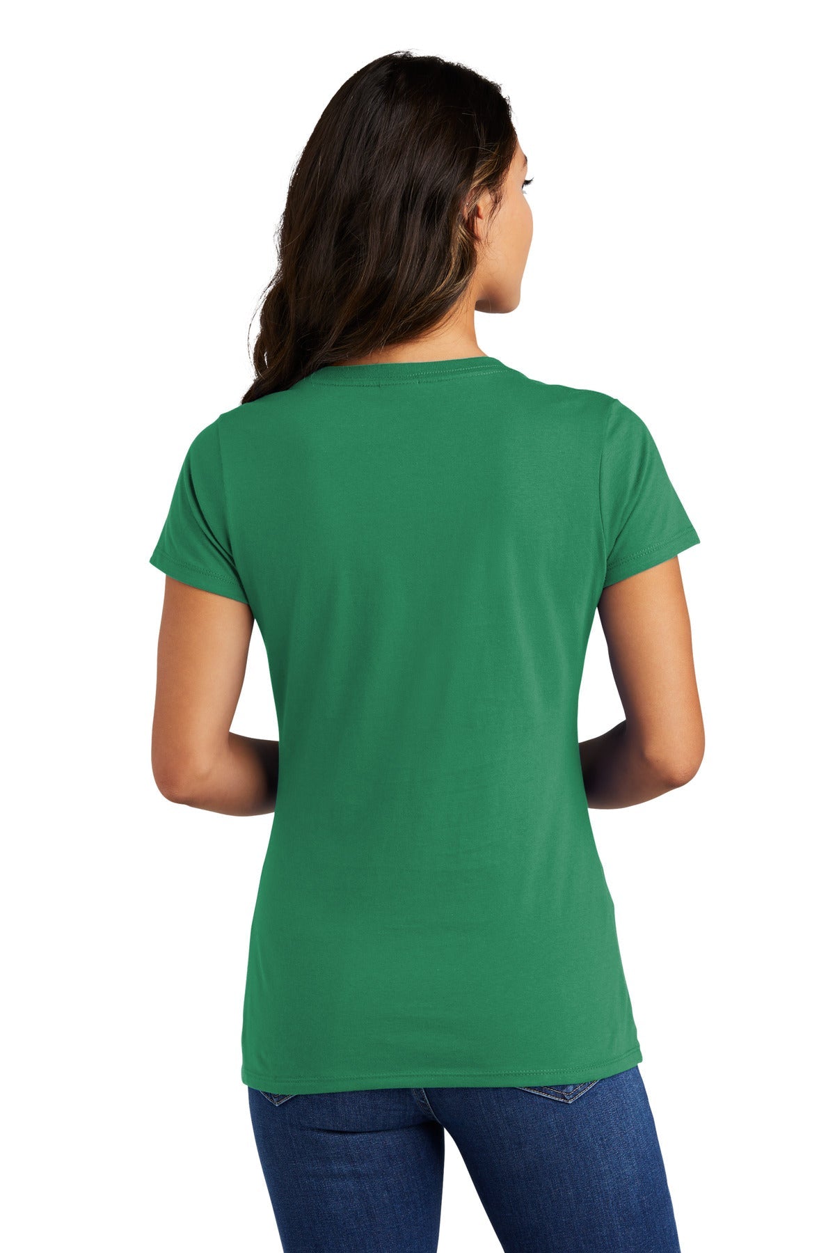 Athletic Kelly Port & Co Women's Fan Favorite V-Neck Tee. LPC450V