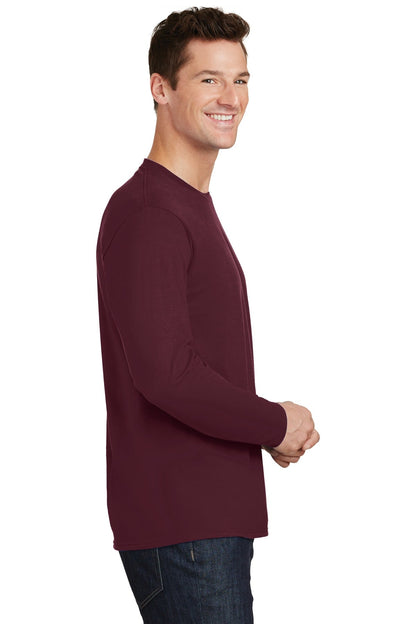 Athletic Mar Port & Co Long Sleeve Fan Favorite Tee. PC450LS