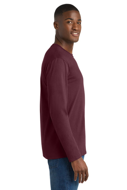 Athletic Mar Port & Co Long Sleeve Fan Favorite Tee. PC450LS