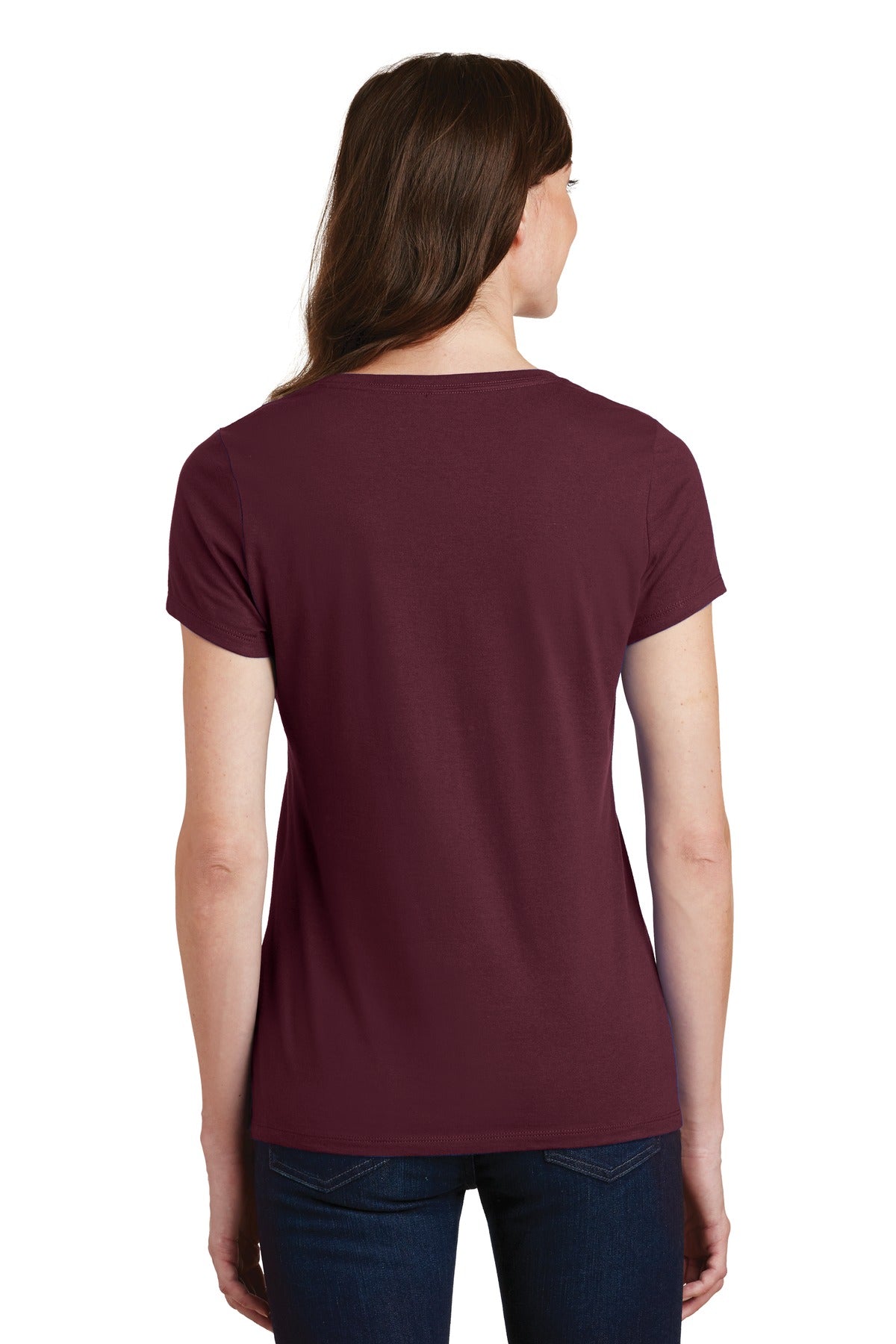 Athletic Mar Port & Co Women's Fan Favorite V-Neck Tee. LPC450V