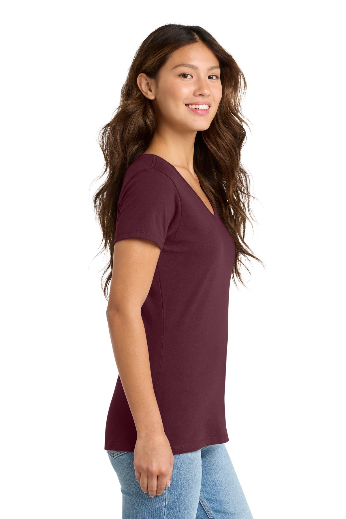 Athletic Mar Port & Co Women's Fan Favorite V-Neck Tee. LPC450V