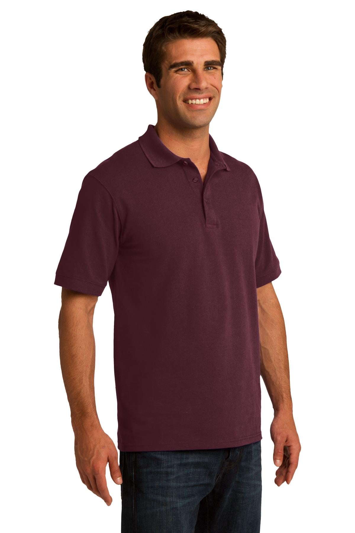 Athletic Marn Port & Co Core Blend Pique Polo. KP155