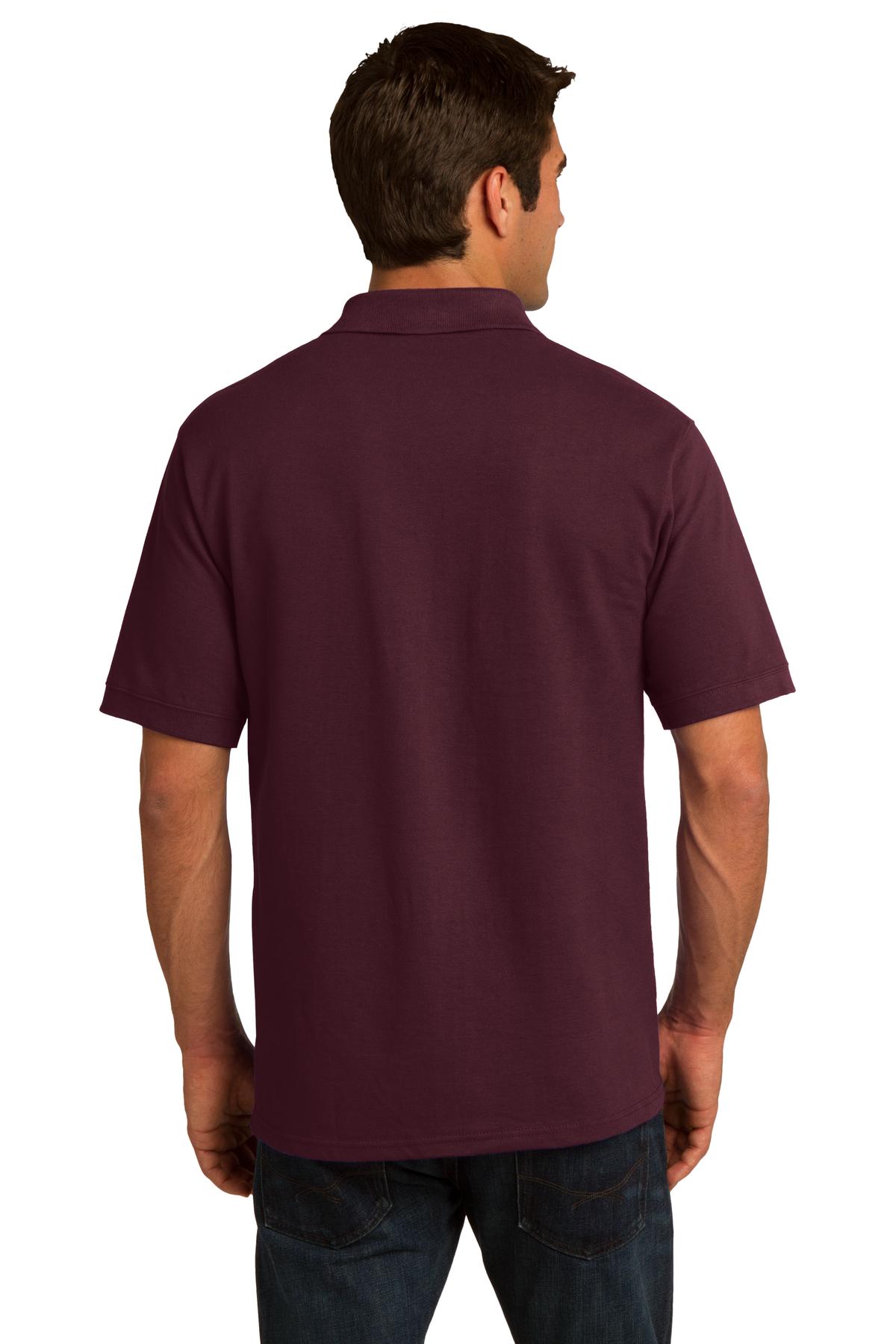 Athletic Marn Port & Co Core Blend Pique Polo. KP155