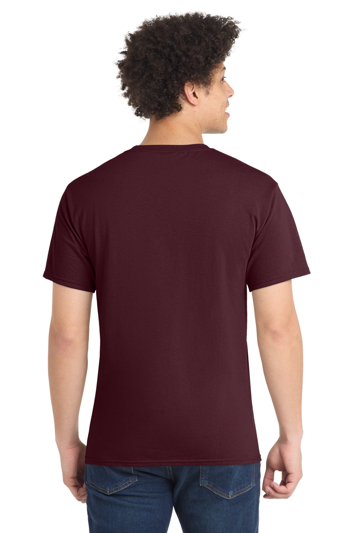 Athletic Marn Port & Co Tall Core Blend Tee. PC55T