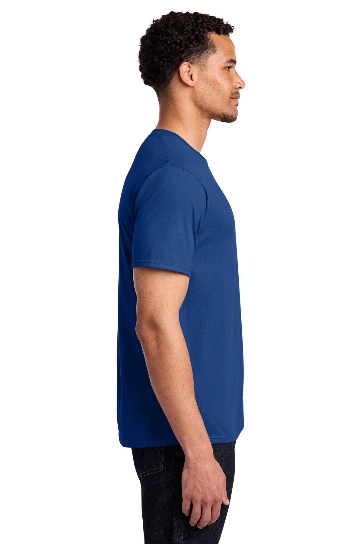 Athletic Royal Port & Co Fan Favorite Tee. PC450