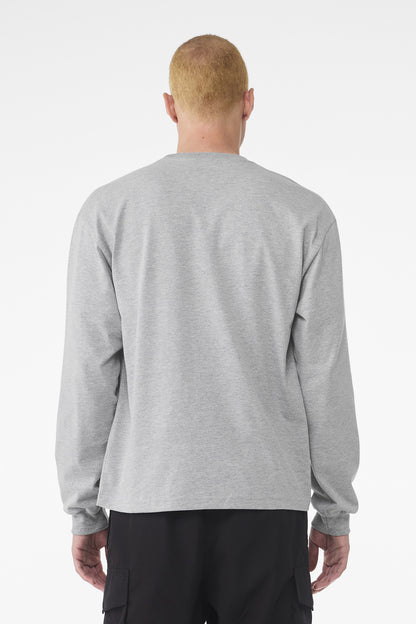 AthlHthr BELLA+CANVAS Unisex 6-Ounce Heavyweight Long Sleeve Tee BC3511