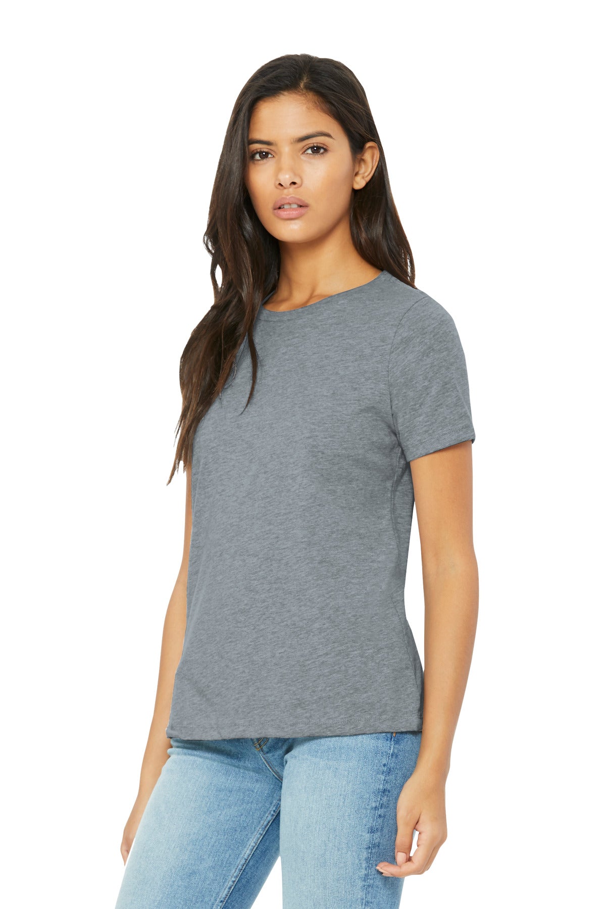AthlHthr BELLA+CANVAS Women's Relaxed CVC Tee BC6400CVC