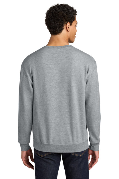 AthlHthr Jerzees Ultimate Unisex CVC Ring Spun Crewneck Sweatshirt IC48M