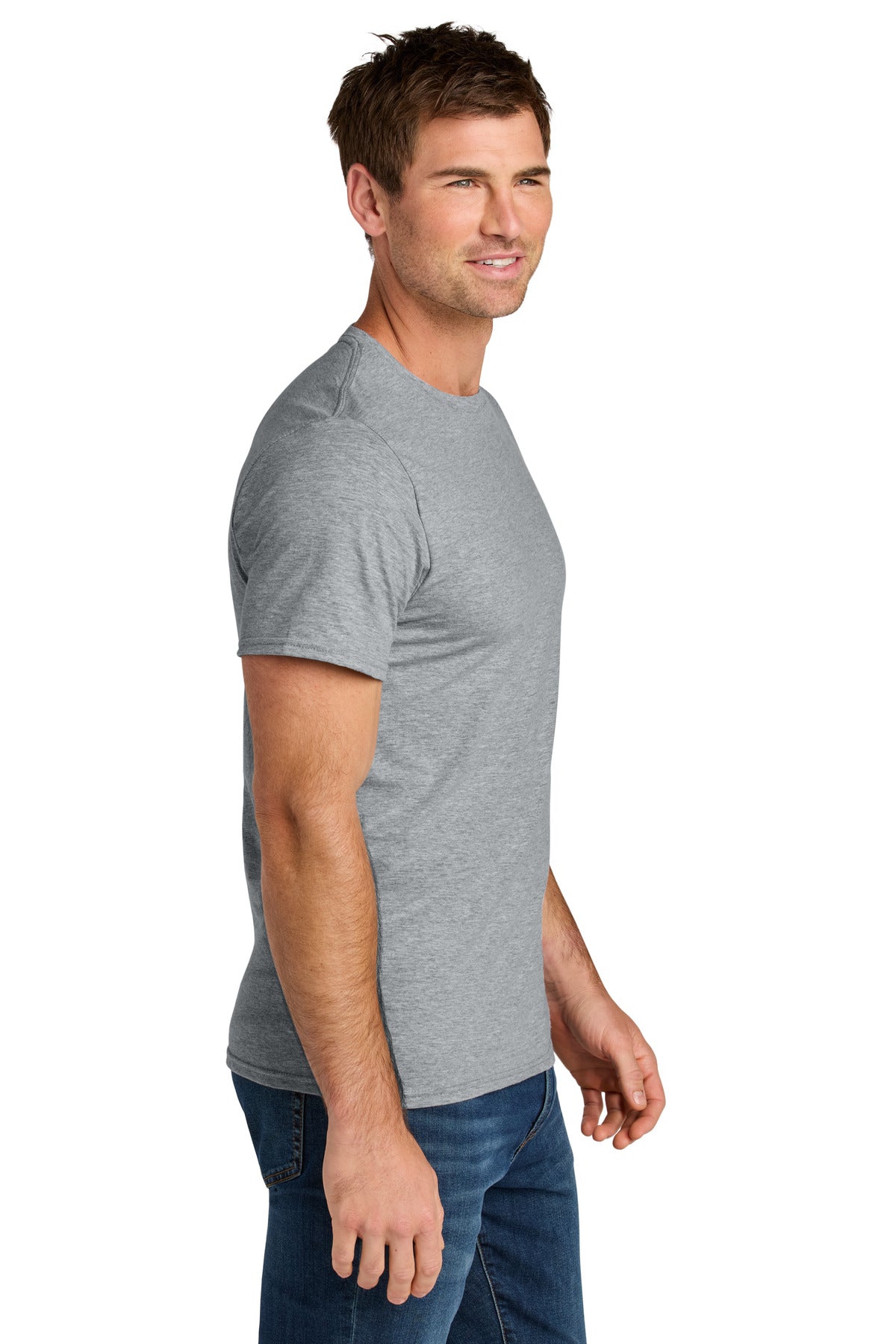 AthlHthr Jerzees Ultimate Unisex Ring Spun T-Shirt IC46M