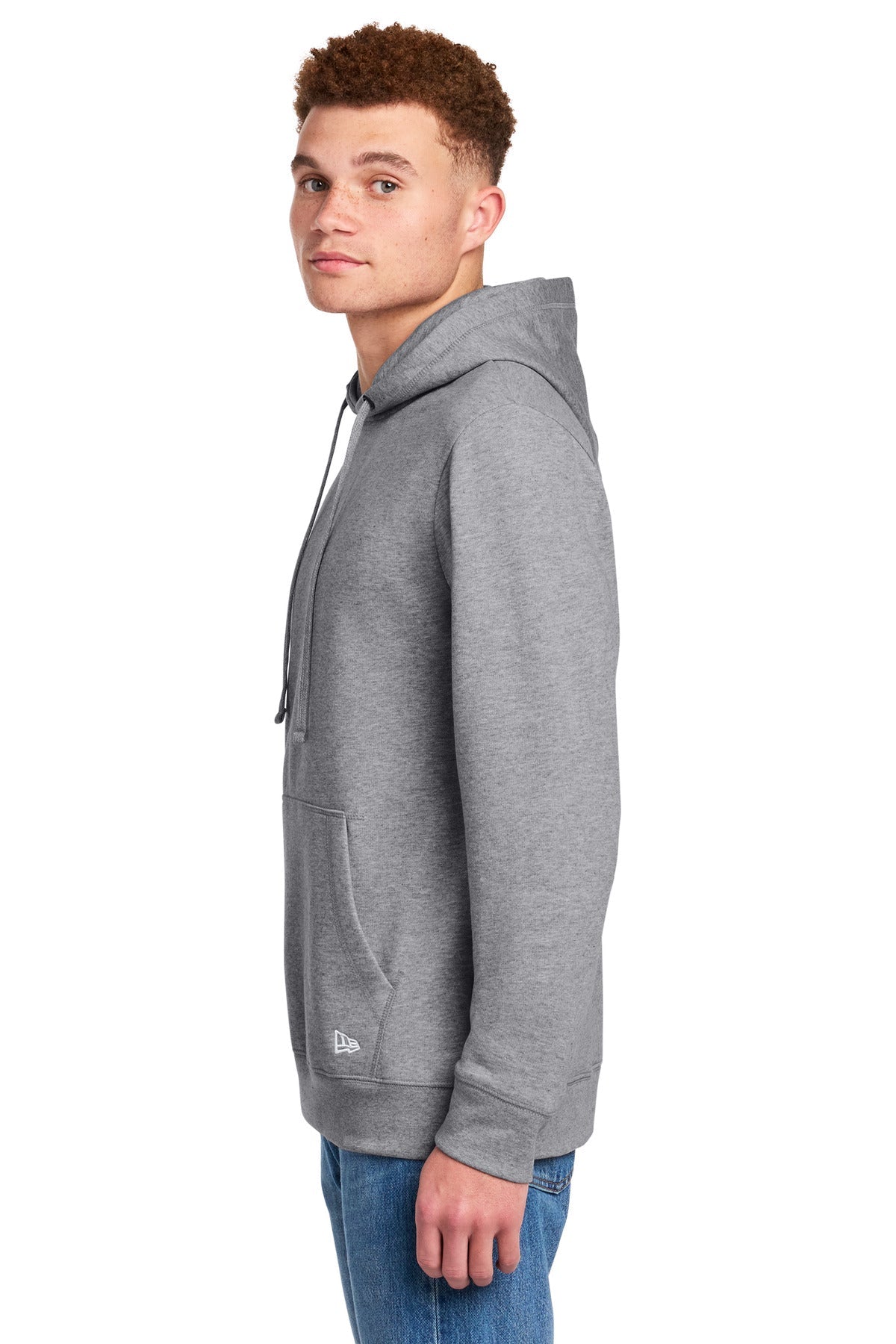 AthlHthr New Era Comeback Fleece Pullover Hoodie NEA550