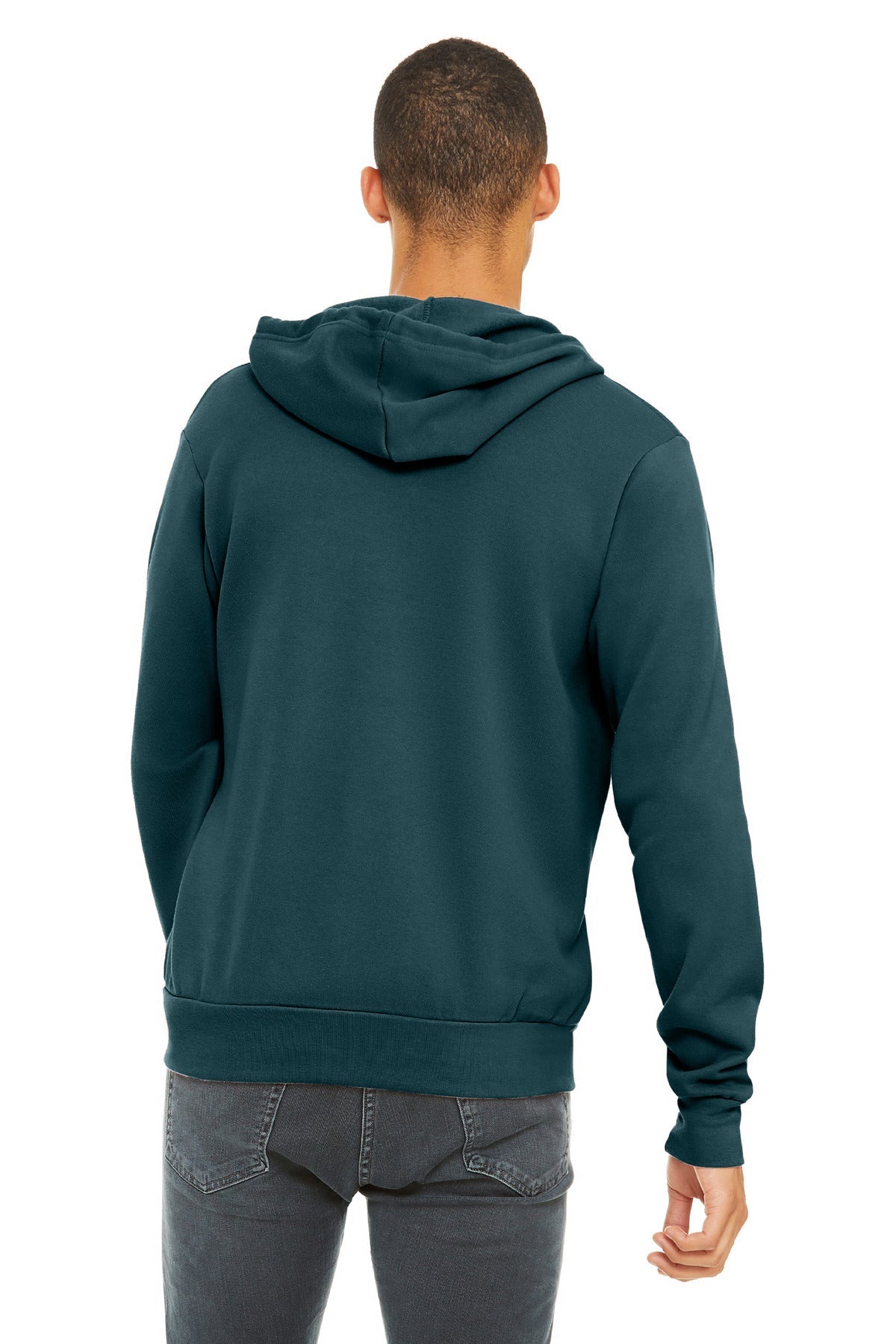 Atlantic BELLA+CANVAS Unisex Sponge Fleece Full-Zip Hoodie. BC3739