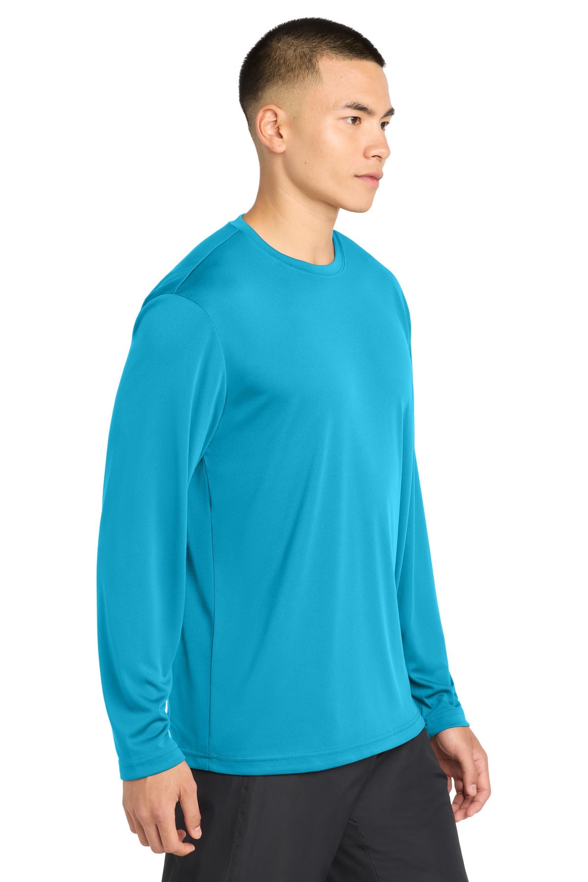 Atomic Blue Sport-Tek Long Sleeve PosiCharge Competitor Tee. ST350LS