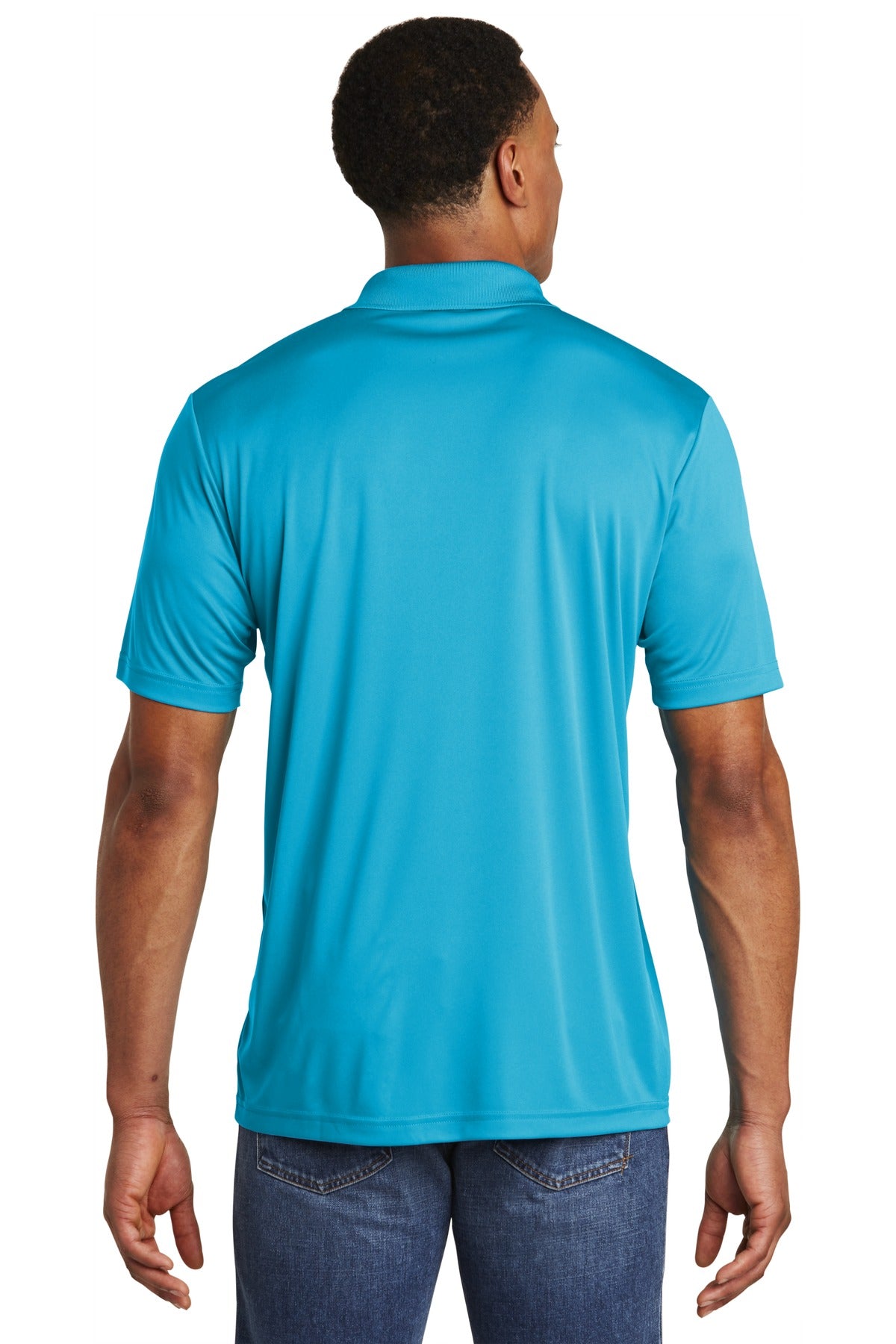 Atomic Blue Sport-Tek PosiCharge Competitor Polo. ST550