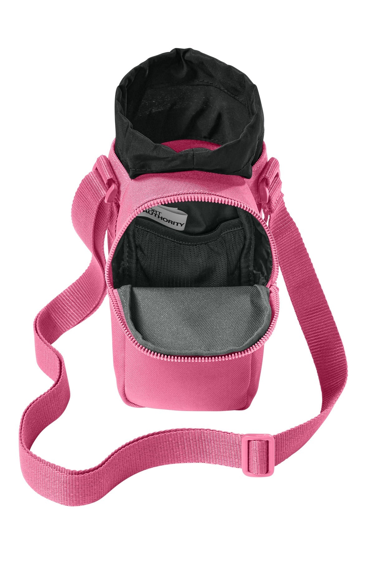 AwrnsPink Port Authority Matte Oxford Hydration Crossbody BG941