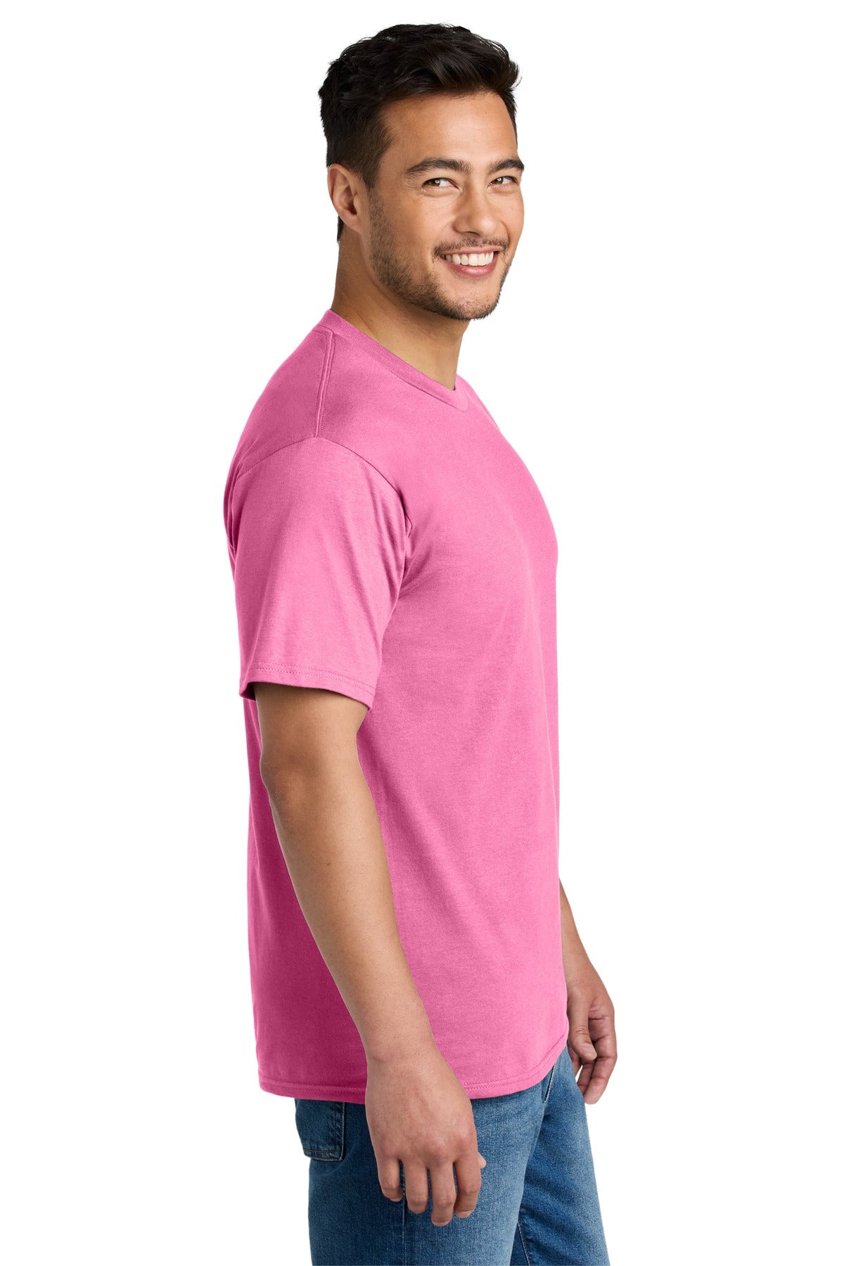 AwrnsPink Port & Co CVC Tee PC340